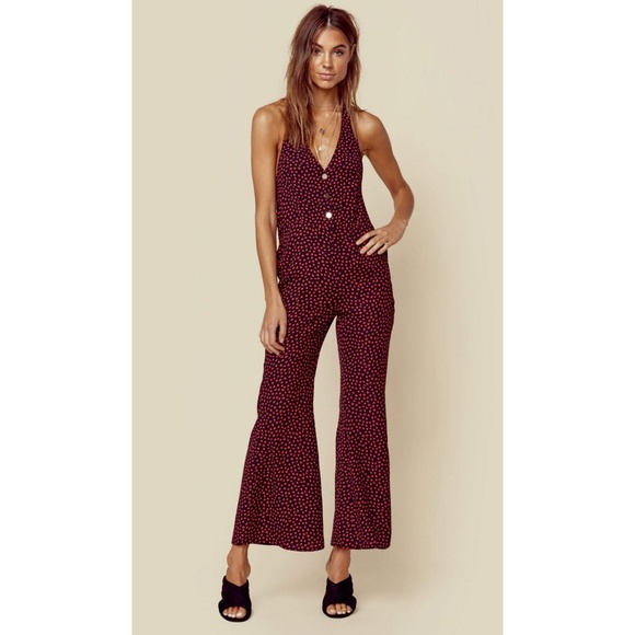 ❣️NWT❣Flair The Label Shirley Heart Jumpsuit - Picture 3 of 5